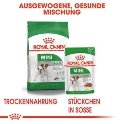 Nassfutter Als Ergänzung Zu Royal Canin Mini Adult -Angebote Hunde Moden Store rc shn wet miniadult cv eretailkit 4 de de 3