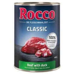 Sparpaket Rocco Classic 12 X 400 G -Angebote Hunde Moden Store rocco classic beefduck 400g 1000x1000 3