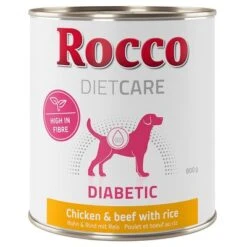 Rocco Diet Care Diabetic Huhn & Rind Mit Reis 800gneu