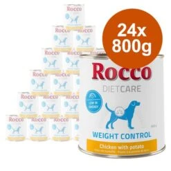 Rocco Diet Care Weight Control Huhn Mit Kartoffel 800 Gneu -Angebote Hunde Moden Store rocco nf dietcare 800g weight control chicken 24x 4