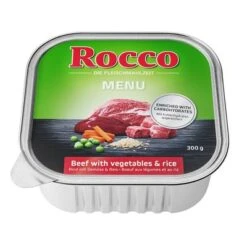 Sparpaket Rocco Menü 27 X 300 G -Angebote Hunde Moden Store rocco schalen menue rind side 1000x1000 1