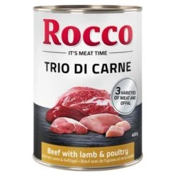 Rocco Classic Trio Di Carne - 24 X 400 G -Angebote Hunde Moden Store rocco triodicarne beeflambpoultryl 400g 1000x1000 7
