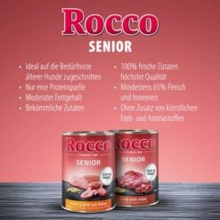 Sparpaket Rocco Senior 24 X 800 G 8 Sparpaket Rocco Senior 24 X 800 G -Angebote Hunde Moden Store rocco wet benefits senior 1000x1000 de 5