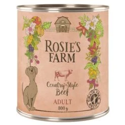 Rosie's Farm Adult 6 X 800 G 21 Rosie's Farm Adult 6 X 800 G -Angebote Hunde Moden Store rosie sfarm adult beef 800g 1000x1000 9