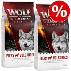 2 X 12 Kg Wolf Of Wilderness Trockenfutter "Elements" - Getreidefrei