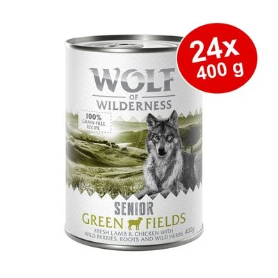 Sparpaket Wolf Of Wilderness Senior 24 X 400 G 1 Sparpaket Wolf Of Wilderness Senior 24 X 400 G