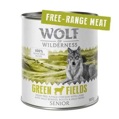 Wolf Of Wilderness Senior "Freiland-Fleisch" 6 X 800 G 1 Wolf Of Wilderness Senior "Freiland-Fleisch" 6 X 800 G