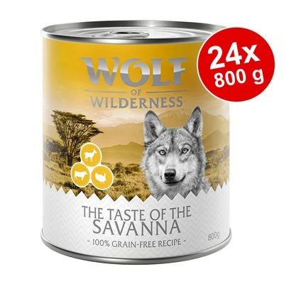Sparpaket Wolf Of Wilderness "The Taste Of" 24 X 800 G 1 Sparpaket Wolf Of Wilderness "The Taste Of" 24 X 800 G