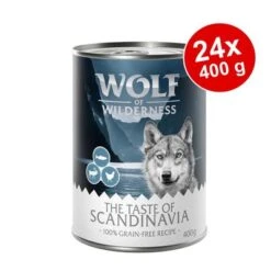 Sparpaket Wolf Of Wilderness "The Taste Of" 24 X 400 G
