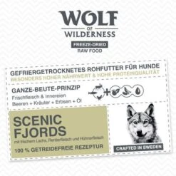 Wolf Of Wilderness "Scenic Fjords" Rentier, Lachs & Huhn 12 Wolf Of Wilderness "Scenic Fjords" Rentier, Lachs & Huhn -Angebote Hunde Moden Store wow board benefits freesedried scenicfjords de 1000x1000 6