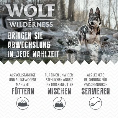 Sparpaket Wolf Of Wilderness Adult 24 X 300 G - Single Protein 8 Sparpaket Wolf Of Wilderness Adult 24 X 300 G - Single Protein – Bild 8