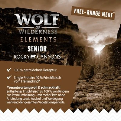 2 X 12 Kg Wolf Of Wilderness Trockenfutter (Monoprotein) Mit Freiland-Fleisch 12 2 X 12 Kg Wolf Of Wilderness Trockenfutter (Monoprotein) Mit Freiland-Fleisch – Bild 12