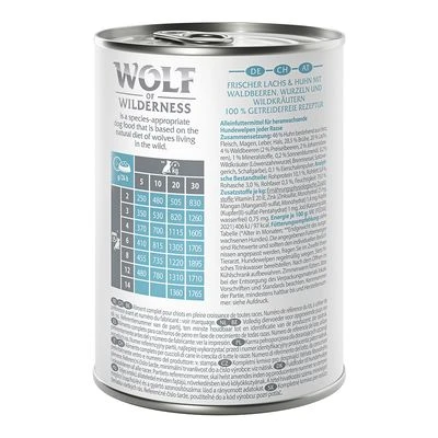 Little Wolf Of Wilderness Junior 6 X 400 G - Duo-Protein 3 Little Wolf Of Wilderness Junior 6 X 400 G - Duo-Protein – Bild 3