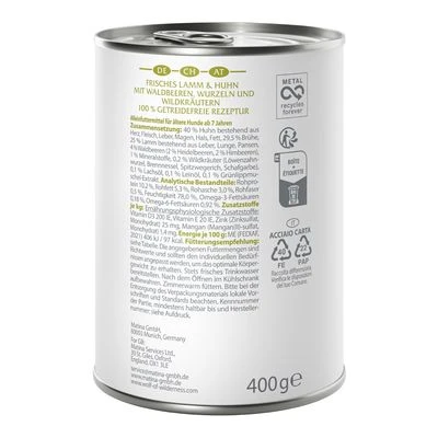 Sparpaket Wolf Of Wilderness Senior 24 X 400 G 5 Sparpaket Wolf Of Wilderness Senior 24 X 400 G – Bild 5