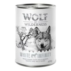 Sparpaket Wolf Of Wilderness Adult 24 X 400 G - Single Protein -Angebote Hunde Moden Store wow classic whiteinfinity horse front 400g 1000x1000 7