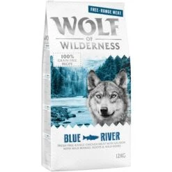12 + 2 Kg Gratis! 14 Kg Wolf Of Wilderness Trockenfutter -Angebote Hunde Moden Store wow freerange classic blueriver 12kg frontright 1000x1000 9