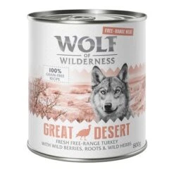 Wolf Of Wilderness 6 X 800 G - "Freiland-Fleisch" Single Protein -Angebote Hunde Moden Store wow freerange greatdesert 800g 1000x1000 6 1