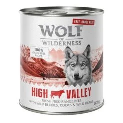 Wolf Of Wilderness 6 X 800 G - "Freiland-Fleisch" Single Protein -Angebote Hunde Moden Store wow freerange highvalley 800g 1000x1000 9 1