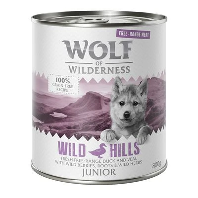 Wolf Of Wilderness Junior 6 X 800 G - "Freiland-Fleisch" Duo-Protein 3 Wolf Of Wilderness Junior 6 X 800 G - "Freiland-Fleisch" Duo-Protein – Bild 3