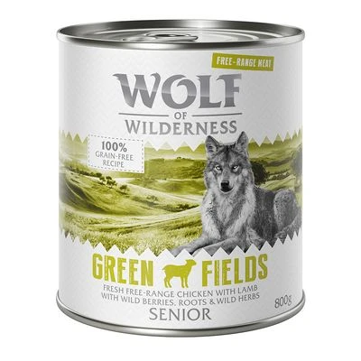 Wolf Of Wilderness Senior "Freiland-Fleisch" 6 X 800 G 8 Wolf Of Wilderness Senior "Freiland-Fleisch" 6 X 800 G – Bild 8