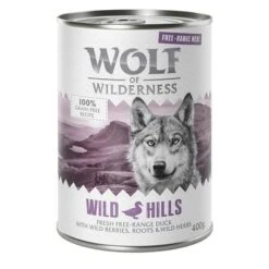 Wolf Of Wilderness 6 X 400 G - "Freiland-Fleisch" Single Protein 16 Wolf Of Wilderness 6 X 400 G - "Freiland-Fleisch" Single Protein -Angebote Hunde Moden Store wow freerange wildhills 400g 1000x1000 7