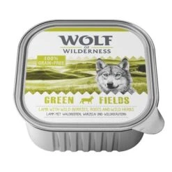 Wolf Of Wilderness Adult 6 X 300 G Schale - Single Protein -Angebote Hunde Moden Store wow greedfields 300gtray side 1000px 2