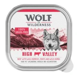 Sparpaket Wolf Of Wilderness Adult 24 X 300 G - Single Protein 12 Sparpaket Wolf Of Wilderness Adult 24 X 300 G - Single Protein -Angebote Hunde Moden Store wow highvalley 300gtray 1000px 6