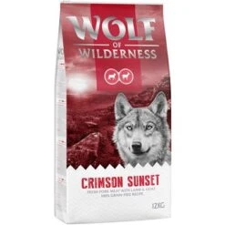 12 Kg Wolf Of Wilderness Trockenfutter + 750 G Lukullus Kauknochen GRATIS! -Angebote Hunde Moden Store wow redclassic crimsonsunset frontright 12kg 1000x1000 7