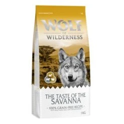 Wolf Of Wilderness "The Taste Of The Savanna" Rind, Truthahn & Ziege - Getreidefrei -Angebote Hunde Moden Store wow tasteof savanna 1kg 1000x1000 2