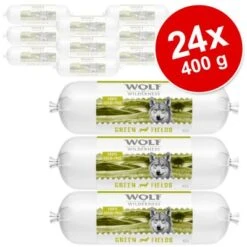 Sparpaket Wolf Of Wilderness Adult 24 X 400 G - Wurst