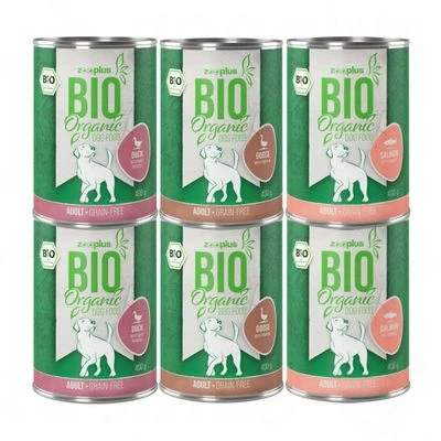 Zooplus Bio Getreidefrei Mixpaket 2 Zooplus Bio Getreidefrei Mixpaket – Bild 2