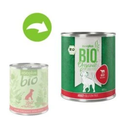 Zooplus Bio Adult Rind Mit Apfel -Angebote Hunde Moden Store zooplusbio 800 g before after dog beef 4 1
